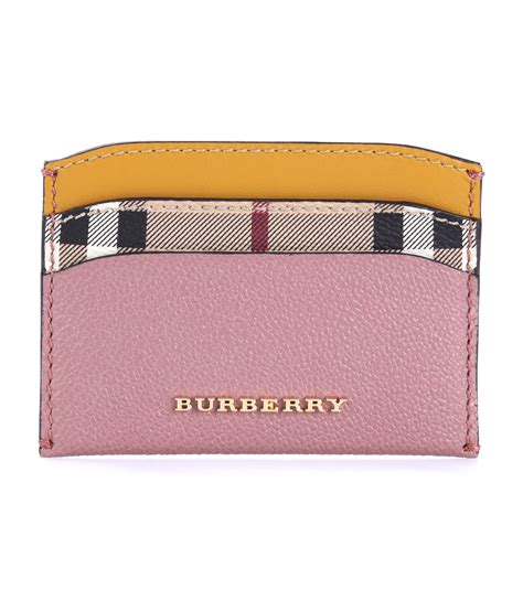 burberry card holder woman|burberry card case with strap.